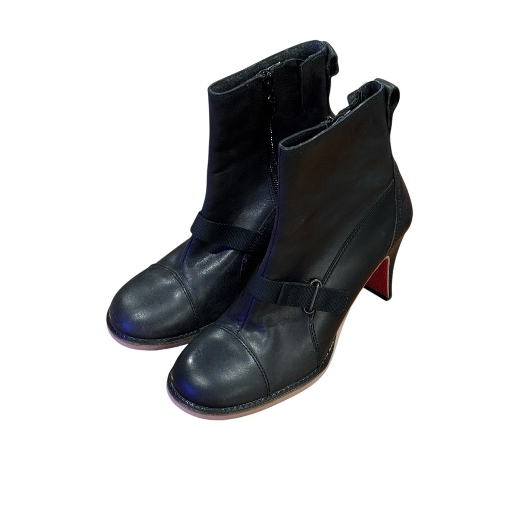 NWOB‎ Diesel Rita Leather Black Ankle Casual Boots Women's Size 7